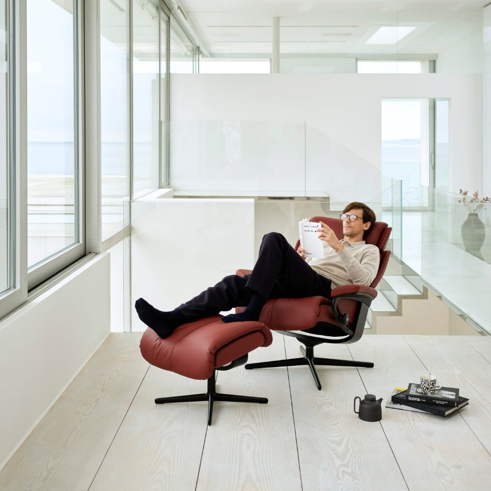 Sillón modelo MAGIC Cross Plus™ System BalanceAdapt™ en piel Batick