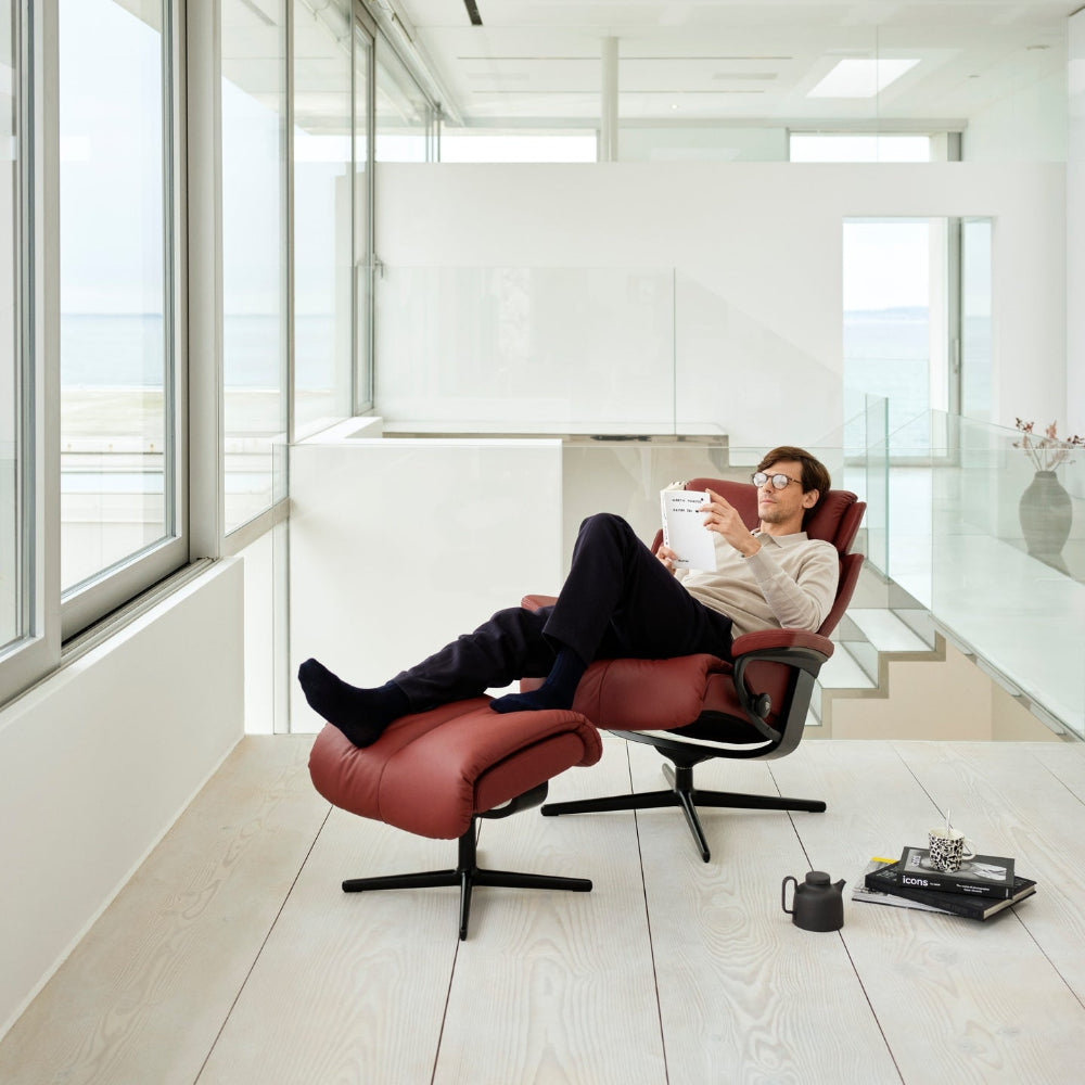 Sillón modelo MAGIC Cross Plus™ System BalanceAdapt™ en piel Batick