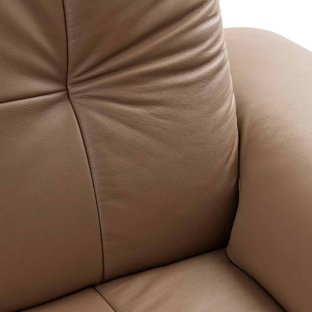 Sofá 2 plazas modelo MARY Stressless® Power™ Brazo Tapizado piel Paloma