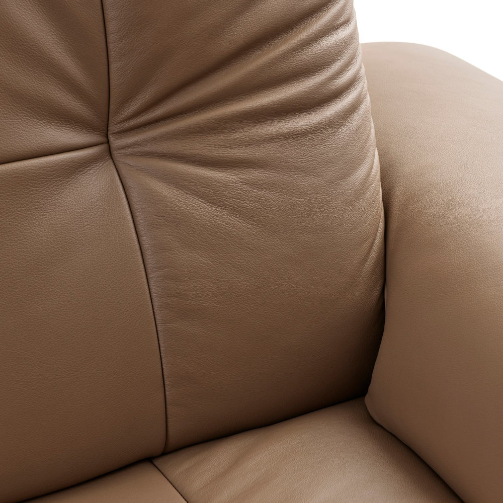 Sofá 2 plazas modelo MARY Stressless® Power™ Brazo Wood piel Paloma