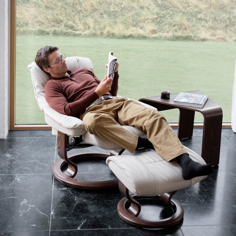 Sillon modelo MAYFAIR Classic Plus™ System de STRESSLESS en piel Batik