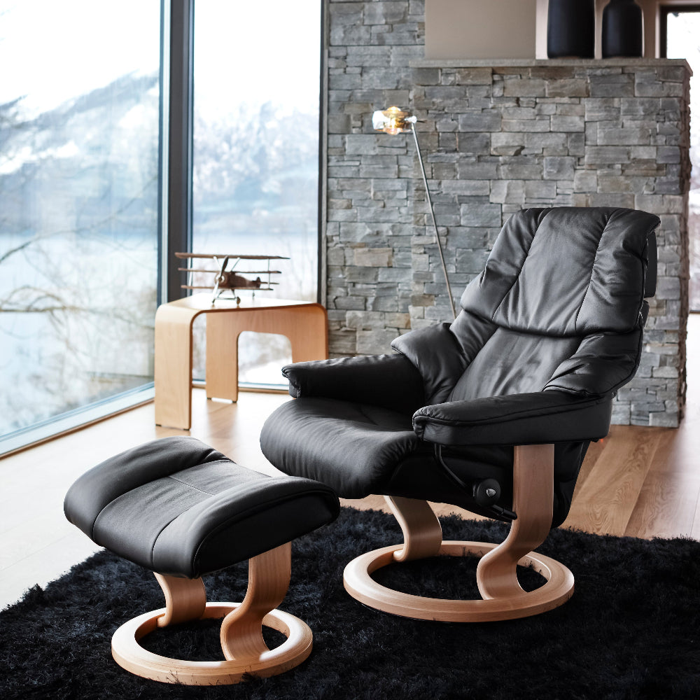 Sillon modelo RENO Classic Plus™ System de STRESSLESS en piel Batick