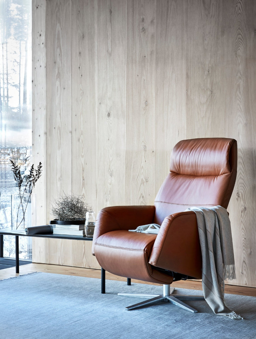Sillón modelo SCOTT Pie Sirius Plus™ System Power™ con calefacción piel Batick