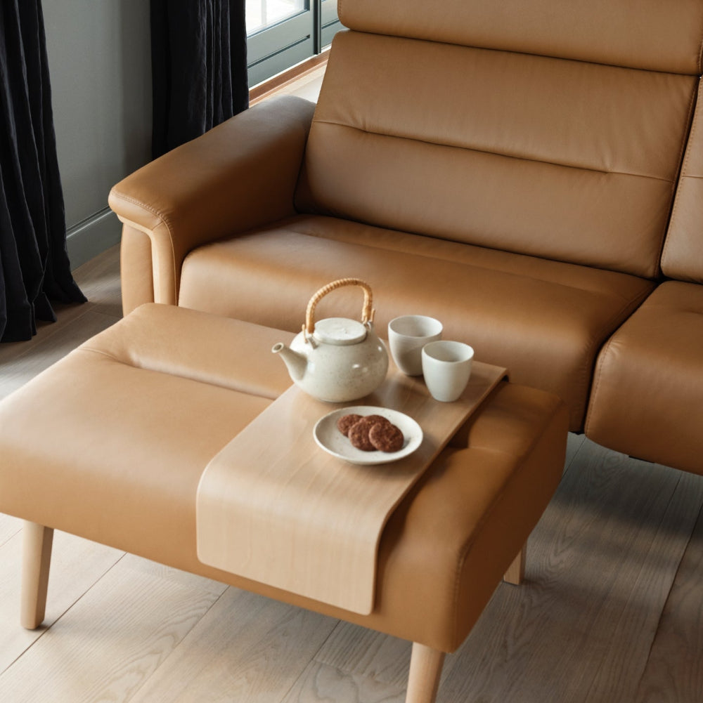 Stressless Stella Wood 2s Pal New Cognac Oak detail Disponible en nuestras tiendas de diseño Sidivani en Madrid y en nuestra web