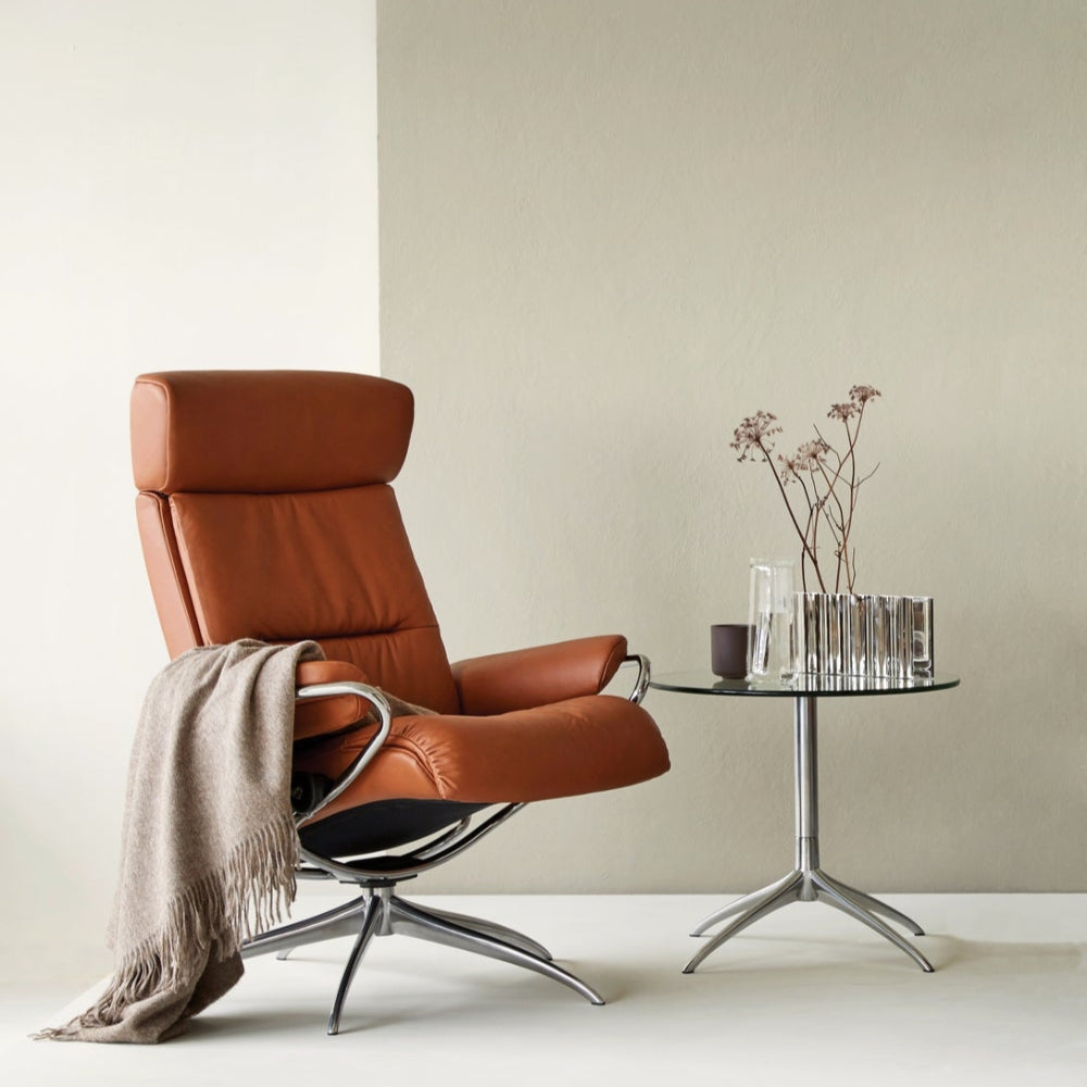 Sillón de Stressless® modelo TOKYO Pie Star base Plus™ System BalanceAdapt™ piel Batick