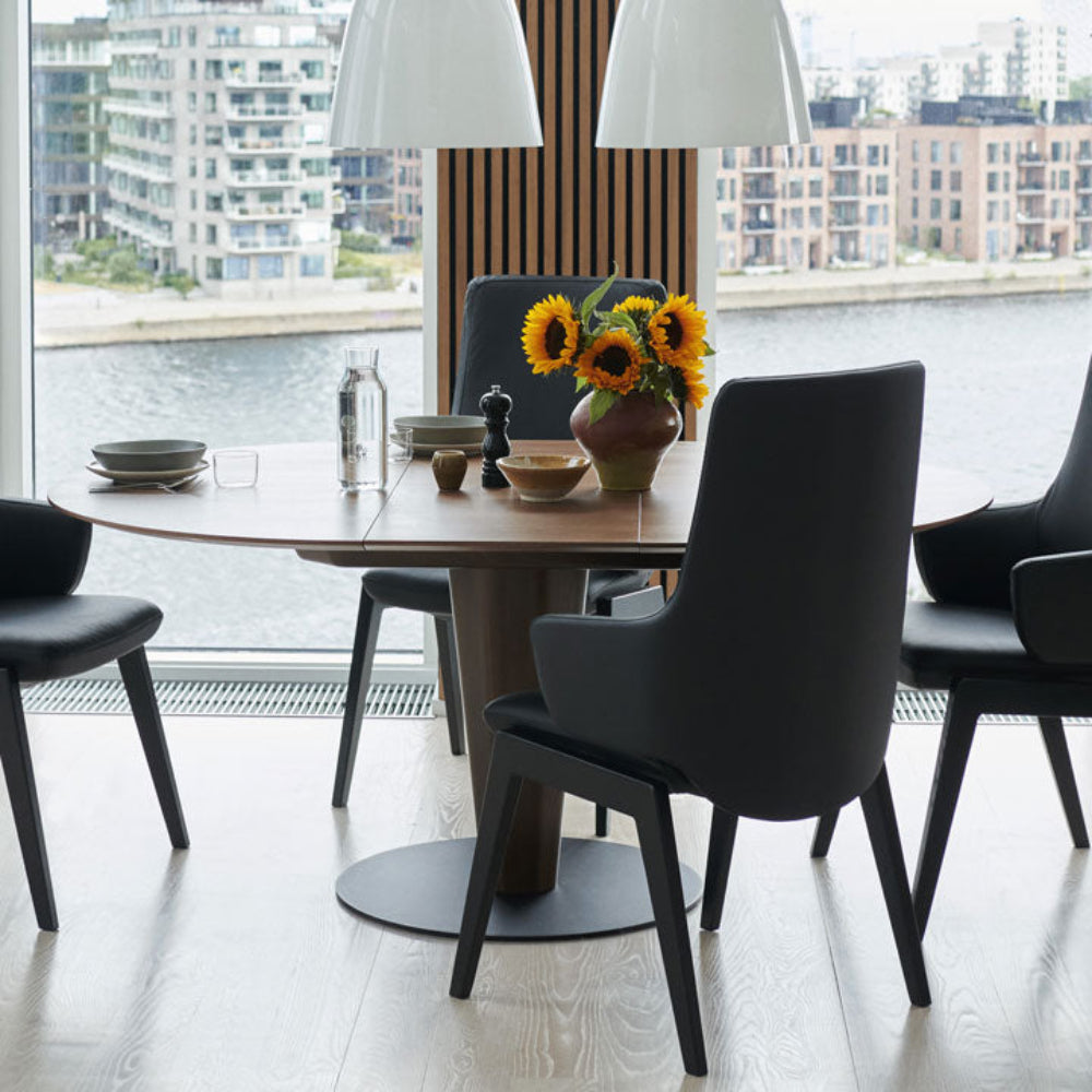 Mesa extensible de pie central redonda Stressless® Bordeaux