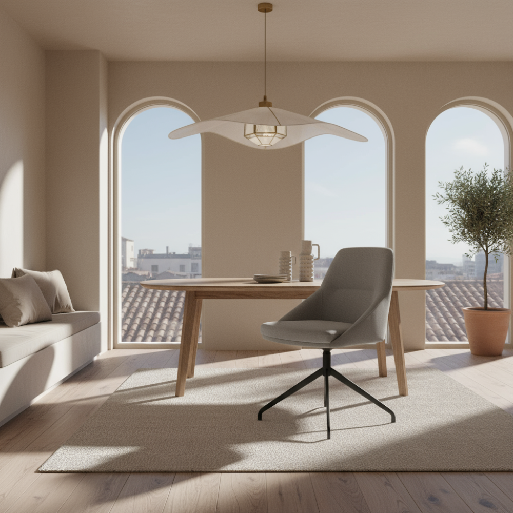 Silla de diseño pie giratorio