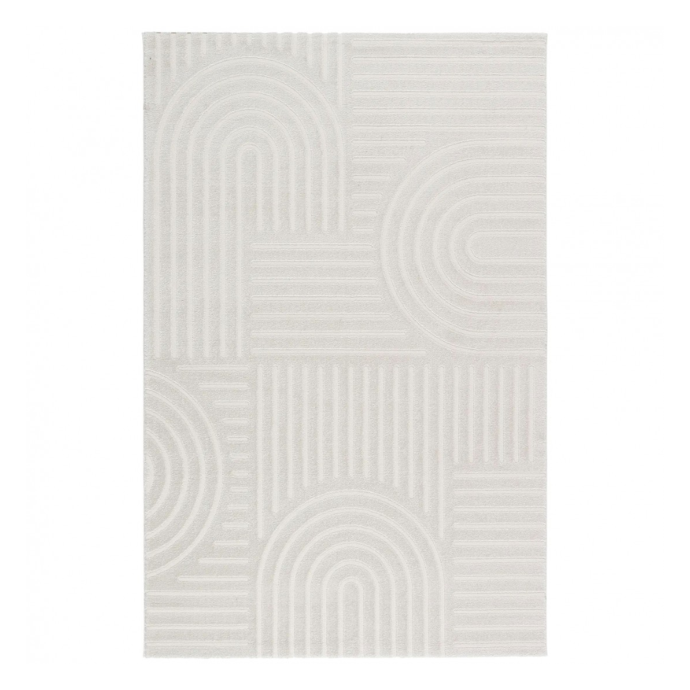 alfombra namur geo blanco