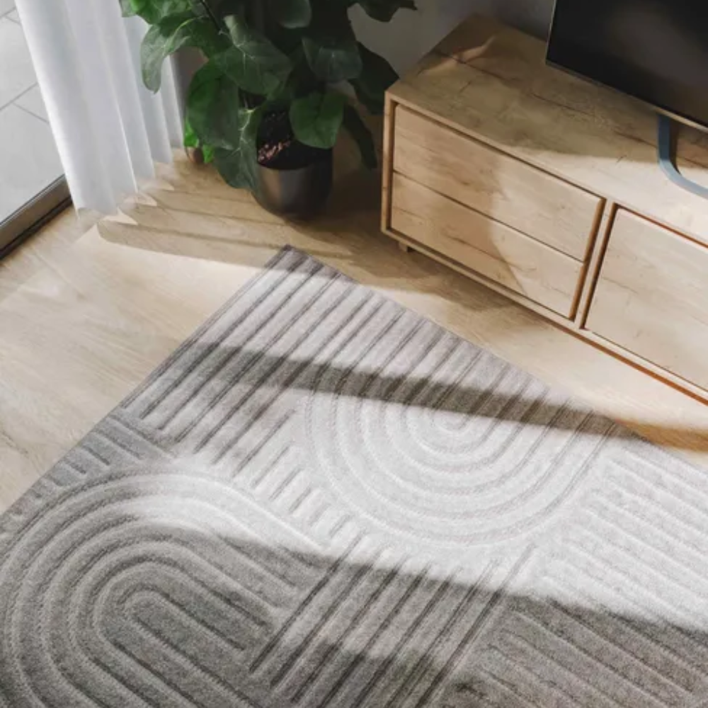 alfombra namur geo negro 1