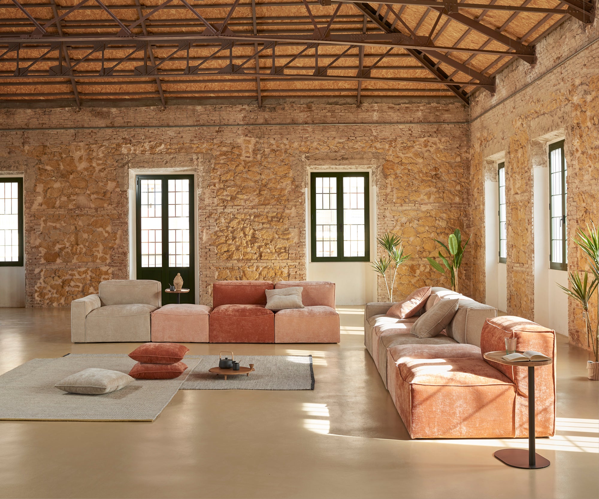 Sofá de diseño modular convertible modelo BABAR