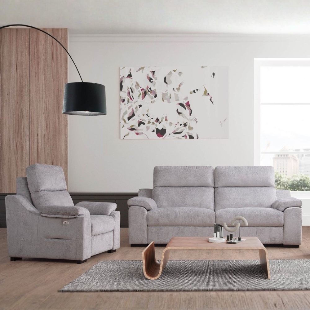 Sofá relax modelo BIRMINGHAM Tapizado Aquaclean