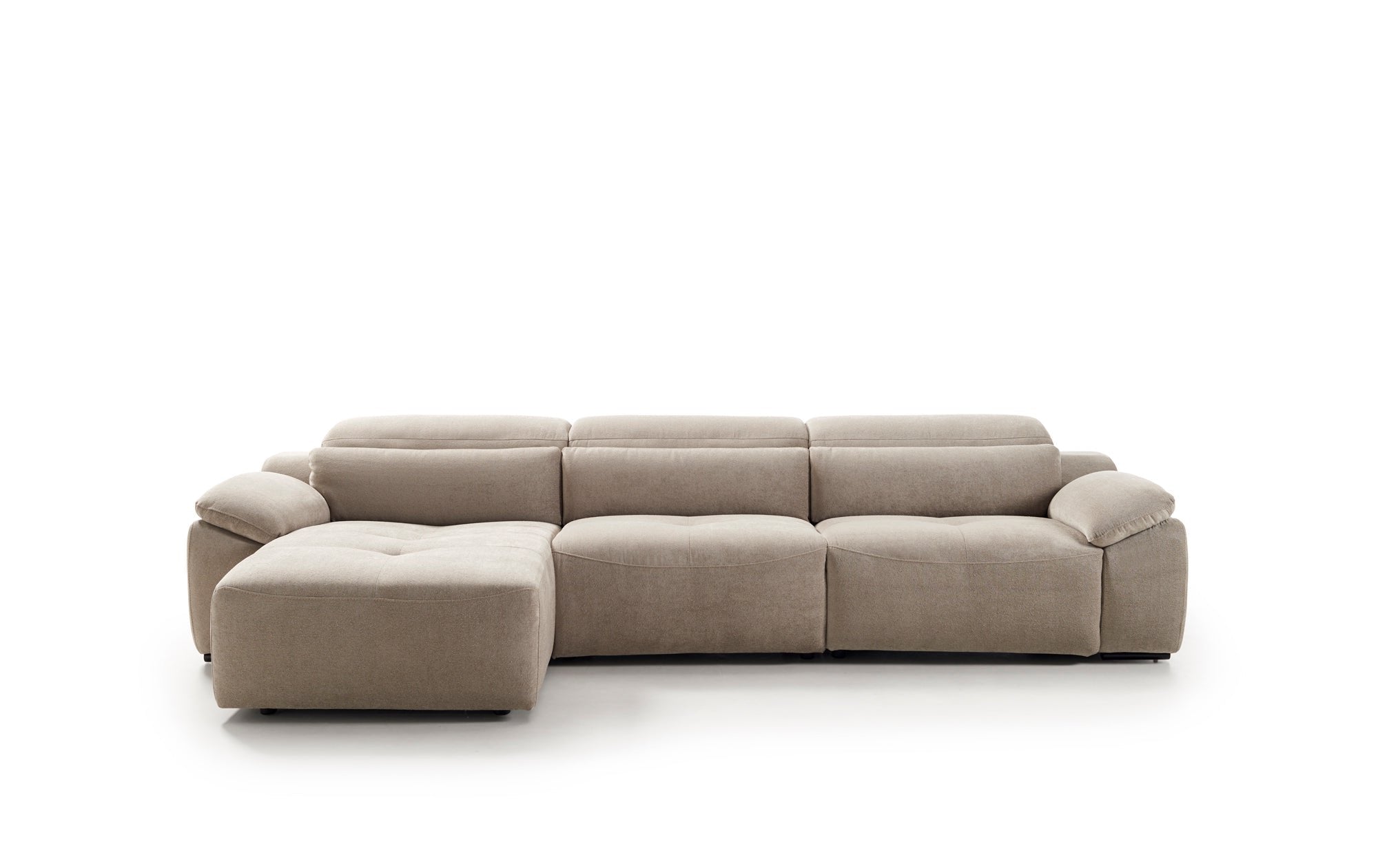 Chaiselongue BOSSANOVA con asientos relax y brazo almohada Tapizado Crevin