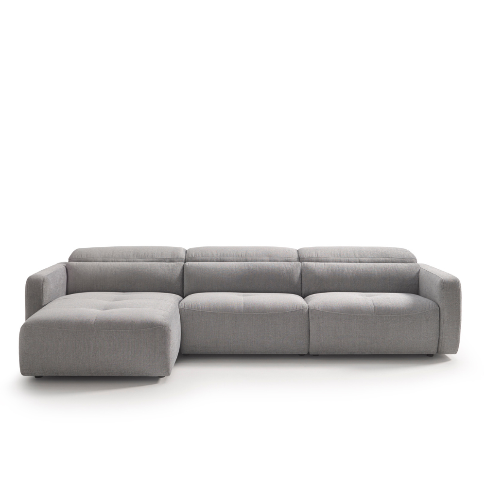 Chaiselongue de diseño con asientos relax y brazo reducido modelo BOSSANOVA