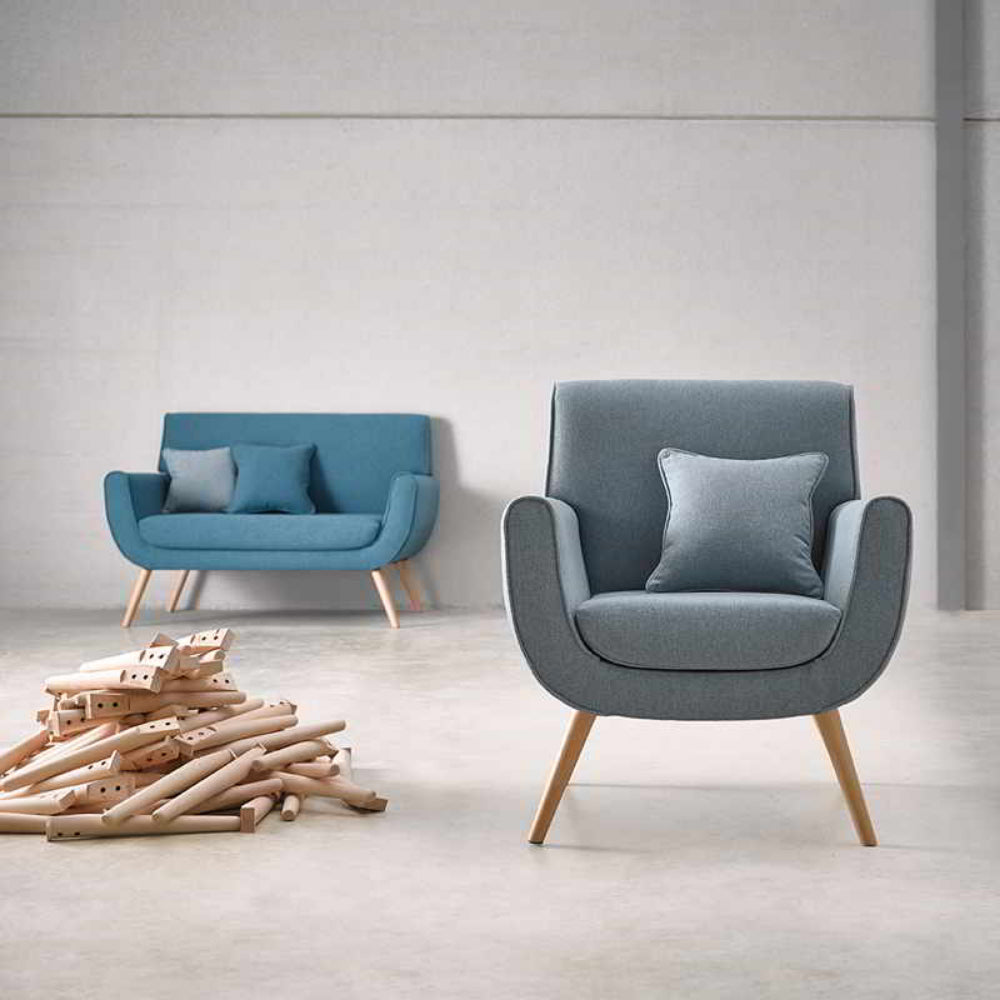 Sofá de diseño nórdico modelo BIMBA