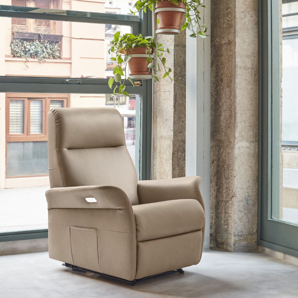Sillón relax 2 motores modelo MERIDA con opción power lift