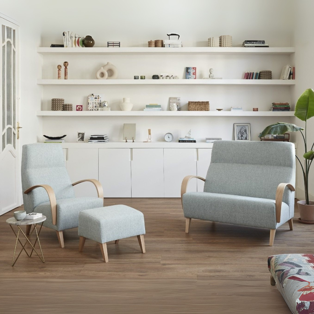 conjunto de butaca y sofa de dos plazas modelo ANYZ disonibles en Sidivani