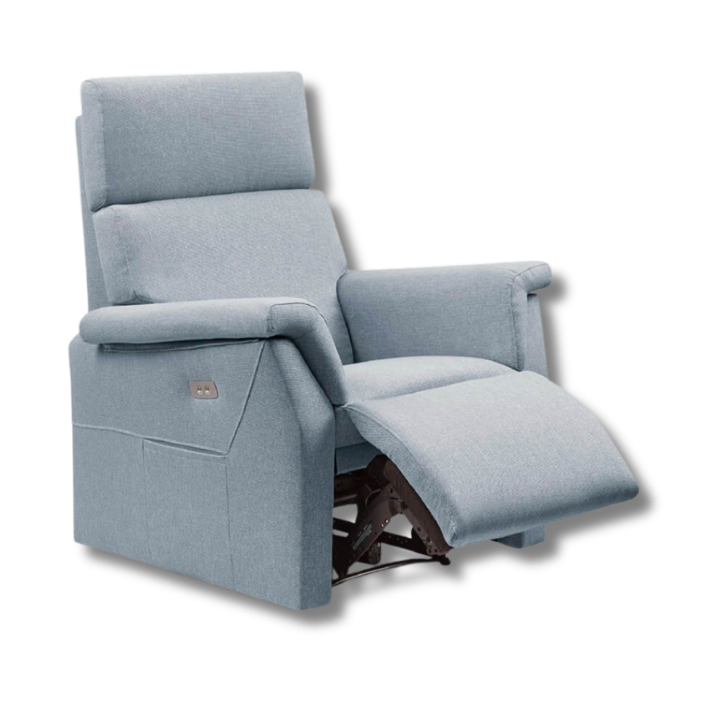 Sillón Relax Motorizado Modelo ODIN Desenfundable con el reposapies abriendose