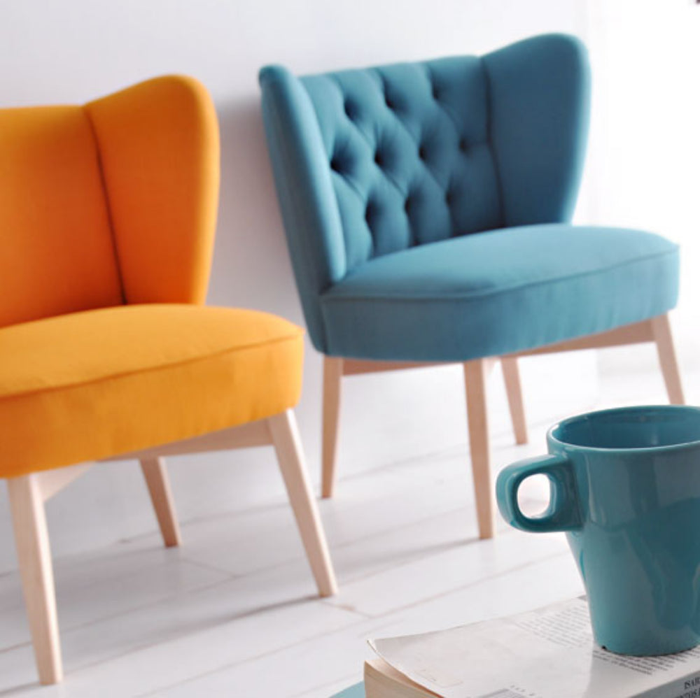 Sillón modelo MALIK sin capitoné Tapizado Habana