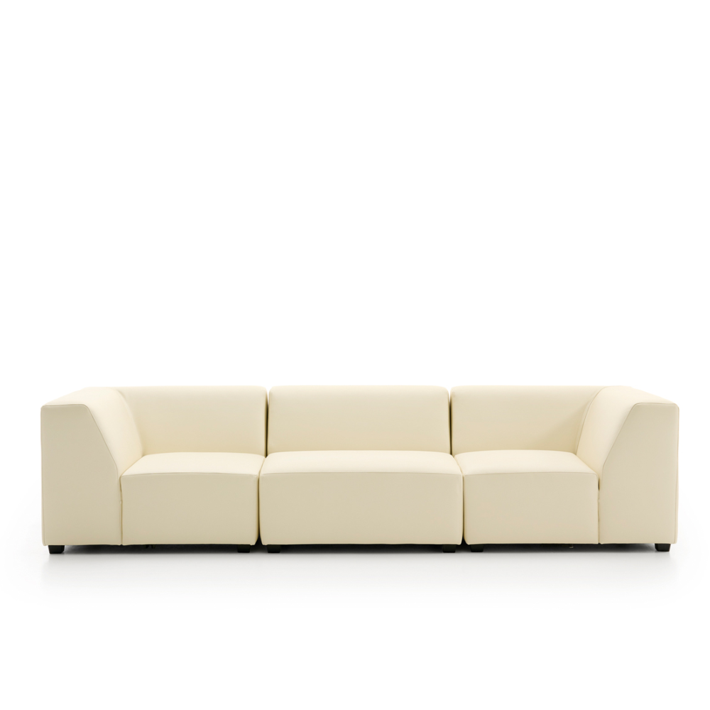 Sofá 3 plazas Tapizado apto para exterior modelo CUCA