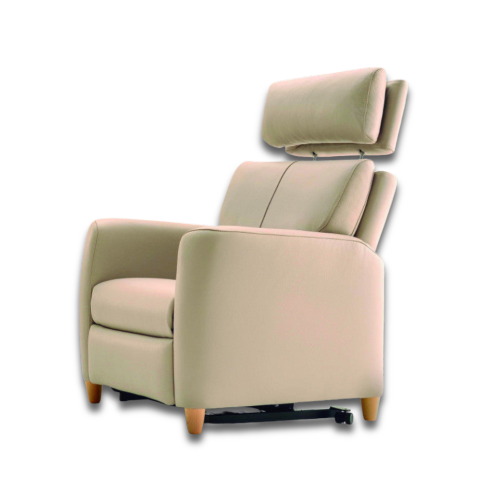 Sillón relax motorizado modelo CAPRICE en piel