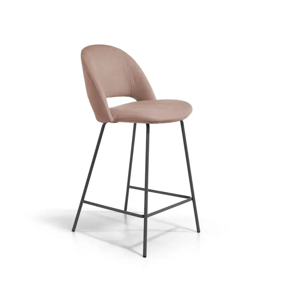 Taburete de diseño estructura metal negro