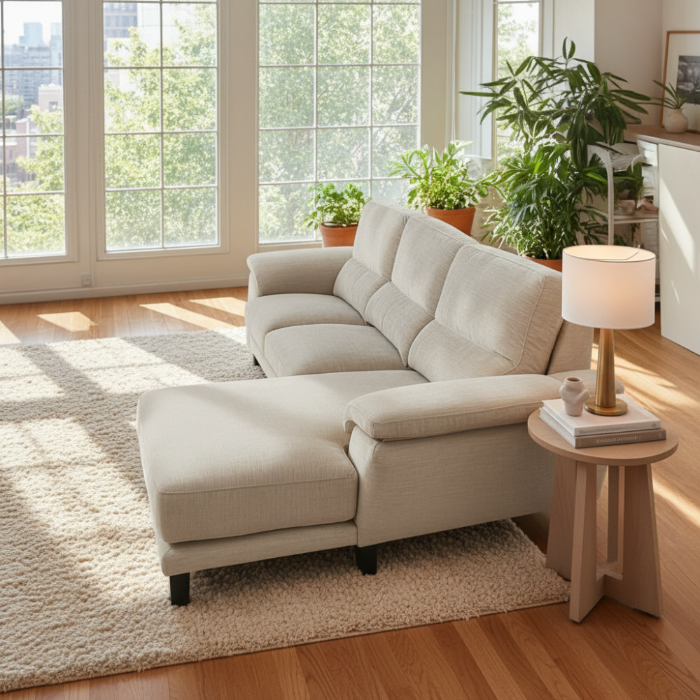 Chaiselongue modelo BACCARA tapizado Aquaclean