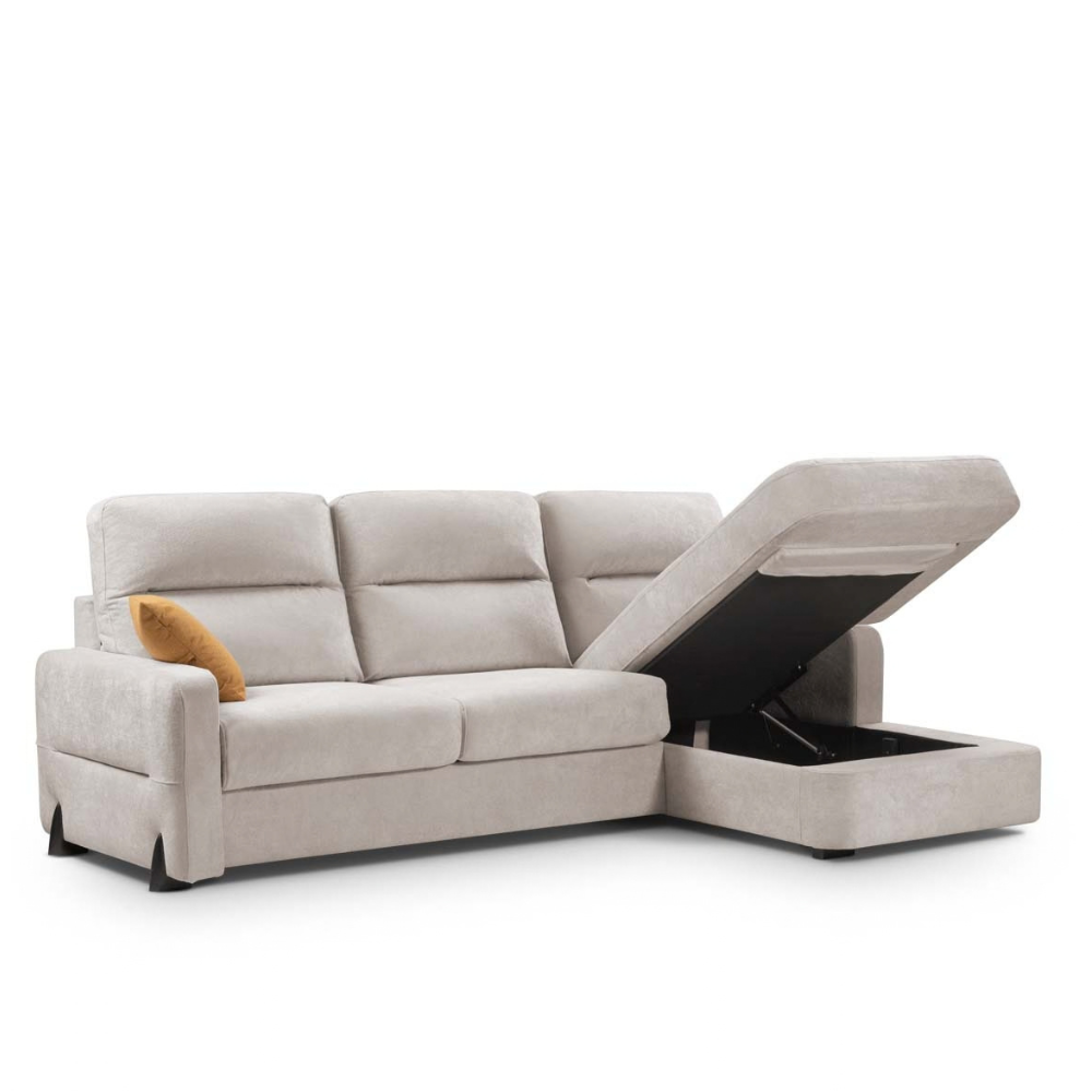 Chaiselongue cama con sistema de apertura italiano modelo ETNA