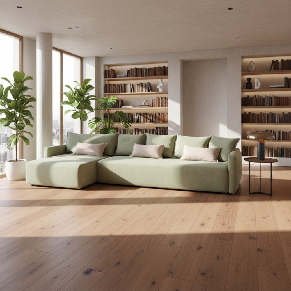 Chaiselongue cama modelo BASINGER tapizado Aquaclean