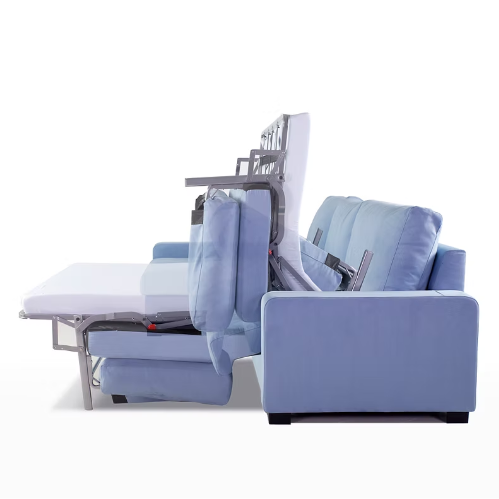 Chaiselongue cama modelo JÚPITER con apertura italiana