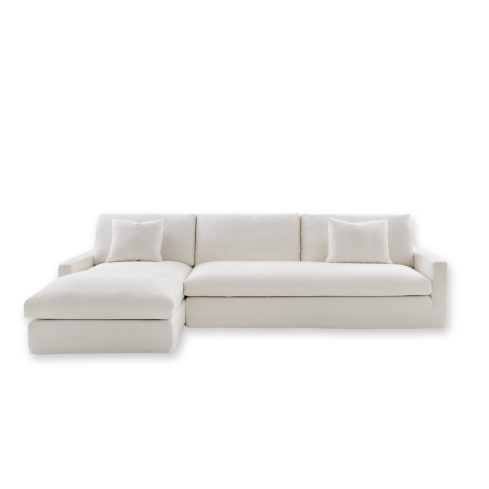 Chaiselongue cama totalmente desenfundable modelo SALINES en tejido lino 100%