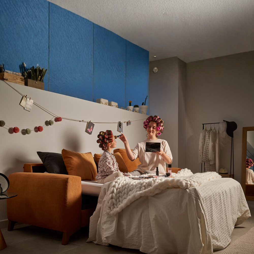 Chaiselongue cama con apertura italiana de diseño modelo SWEDEN