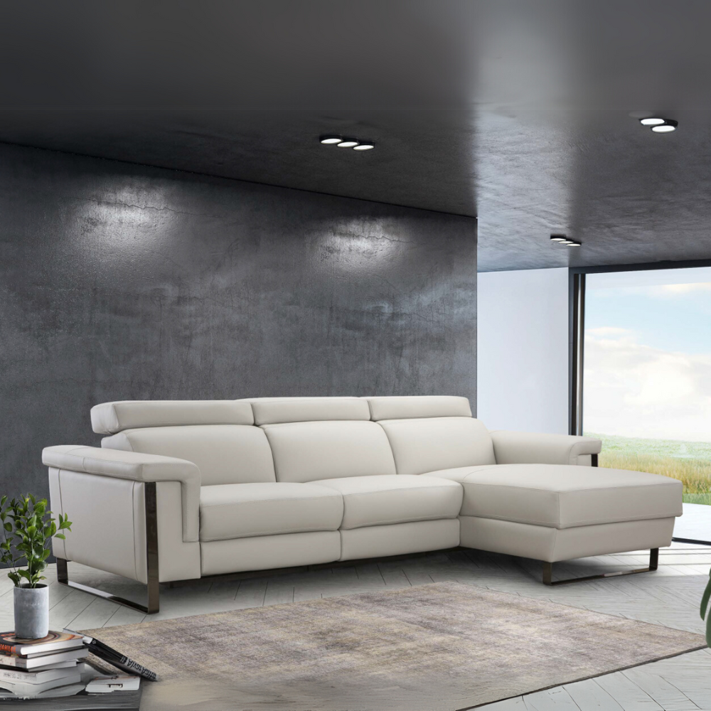 Chaiselongue de diseño modelo CUPERTINO Tapizado Piel