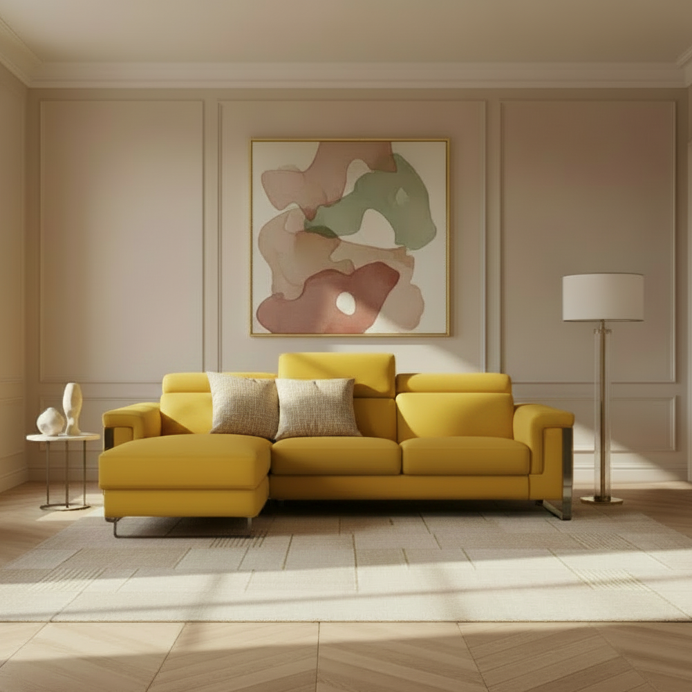Chaiselongue de diseño modelo CUPERTINO Tapizado Tela
