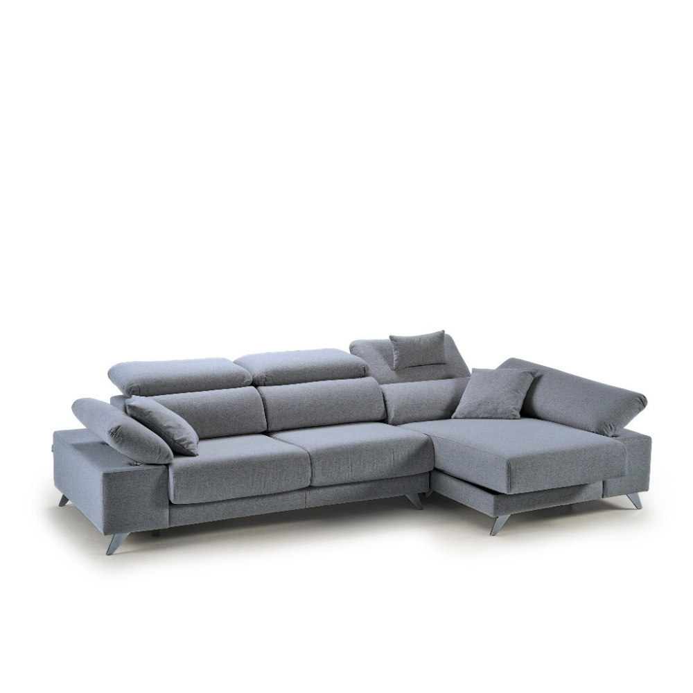 Chaiselongue modelo NICE deslizante con carro en tela AQUACLEAN