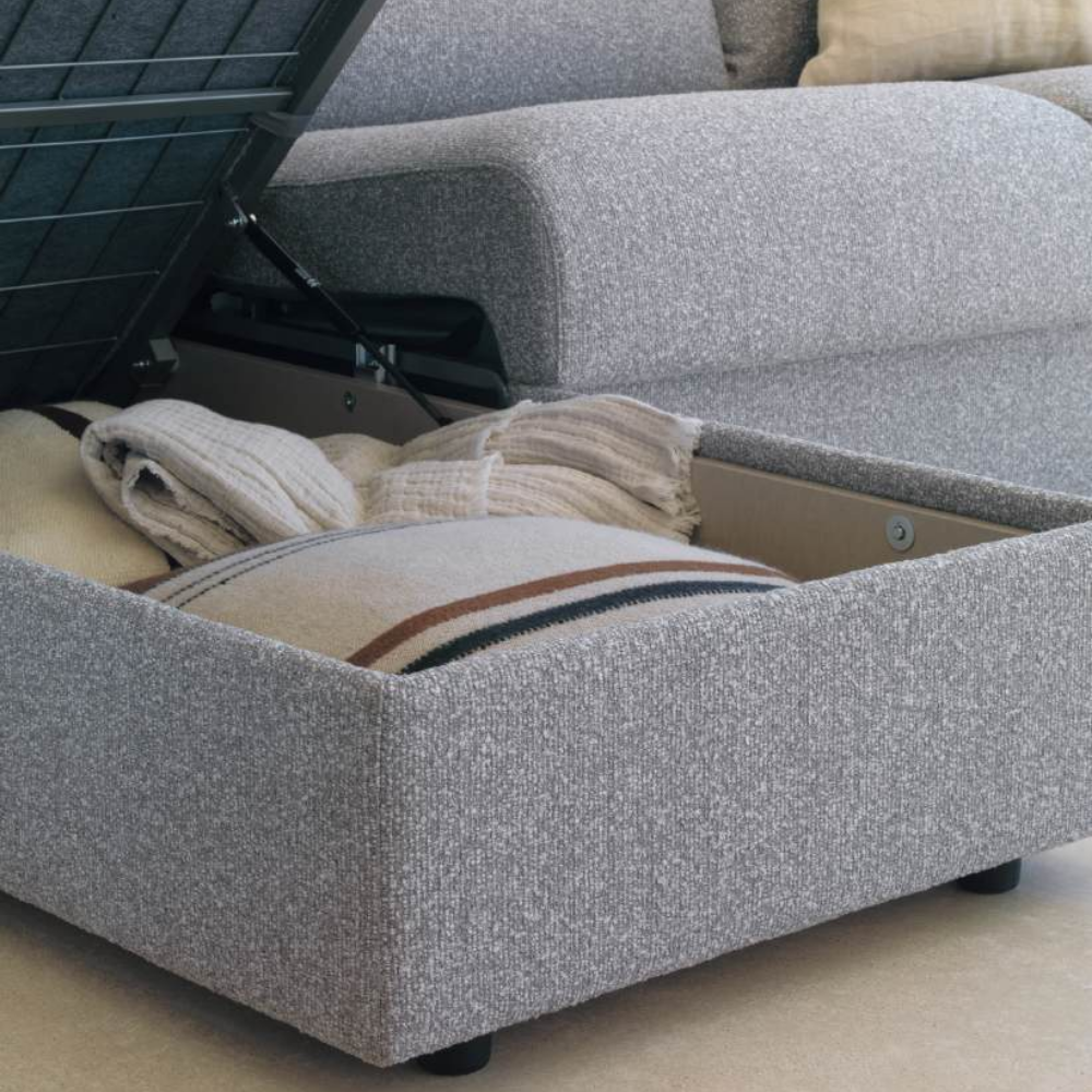 detalle del arcon del chaiselongue cama modelo lancaster