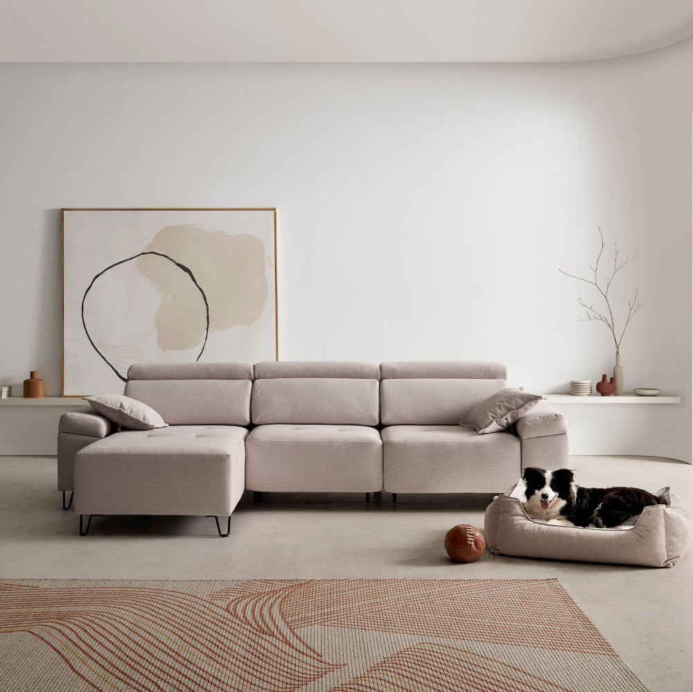 Chaiselongue de diseño con asientos deslizantes carro modelo SLOW