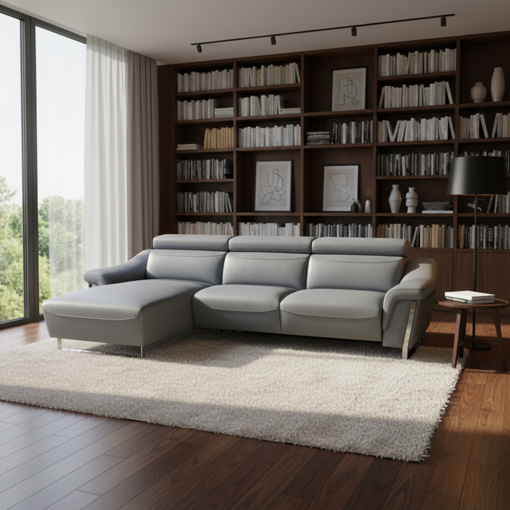 Chaiselongue de diseño modelo CINOVA con asientos fijos