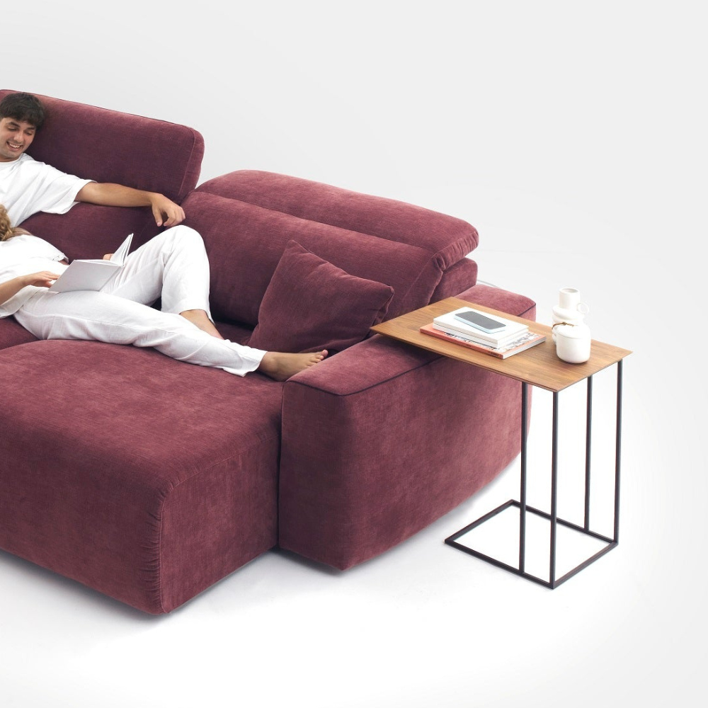 Chaisselongue modelo CLARK con Cabezales Elevable y Asientos Deslizantes con Carro motorizados