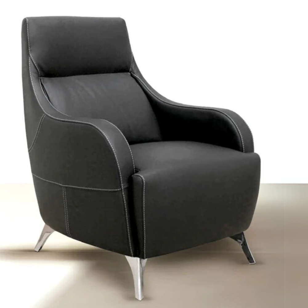 Butaca de diseño modelo COZZI en piel