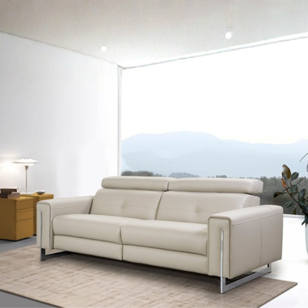 Sofá relax de diseño modelo ELEVEN en piel