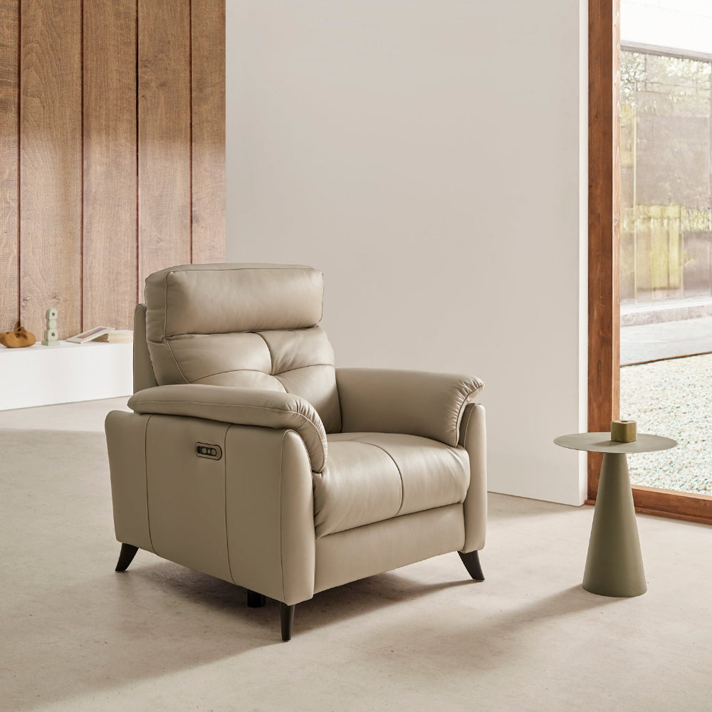 Butaca relax modelo HENRIETTA en piel