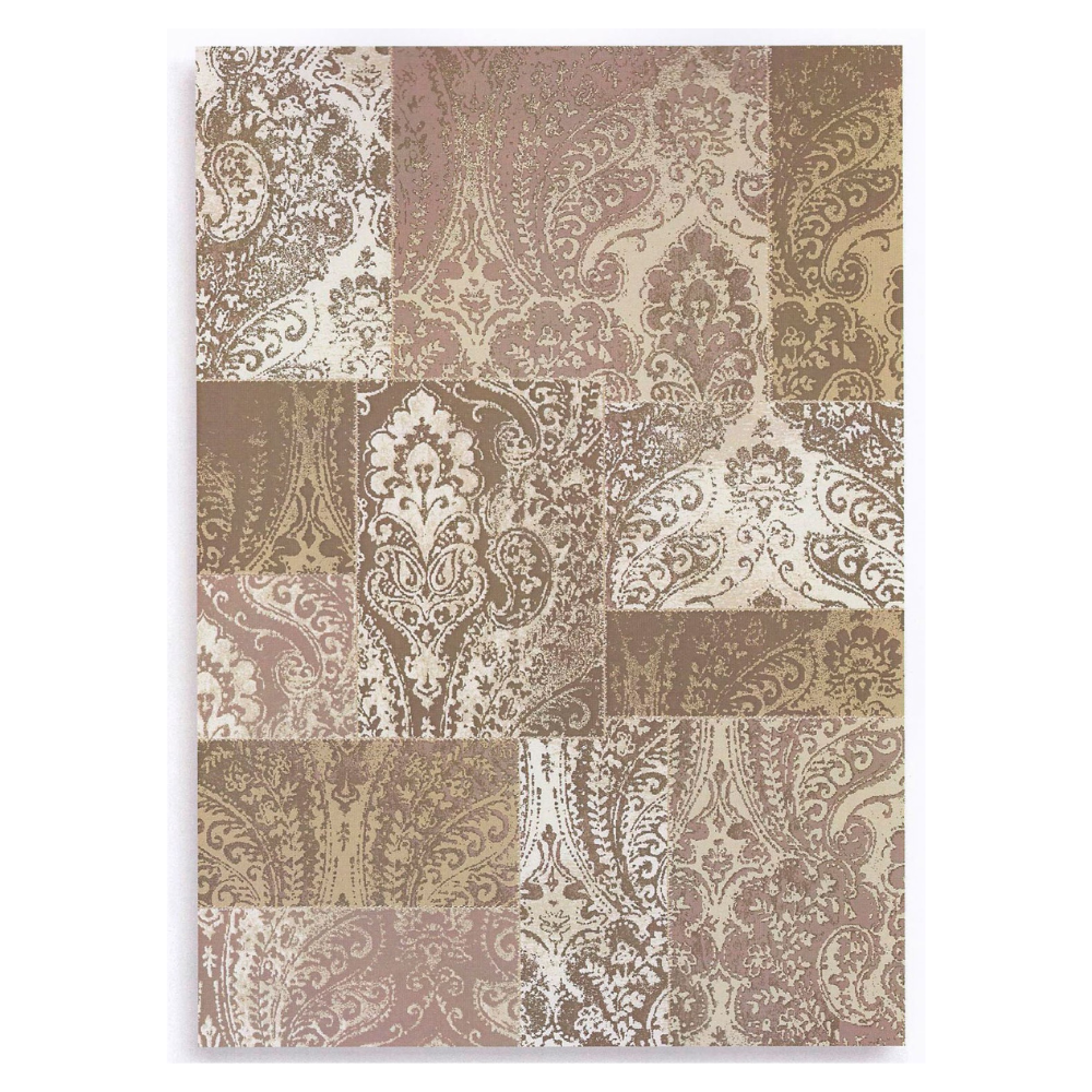 Alfombra de diseño Fendi beige tostado