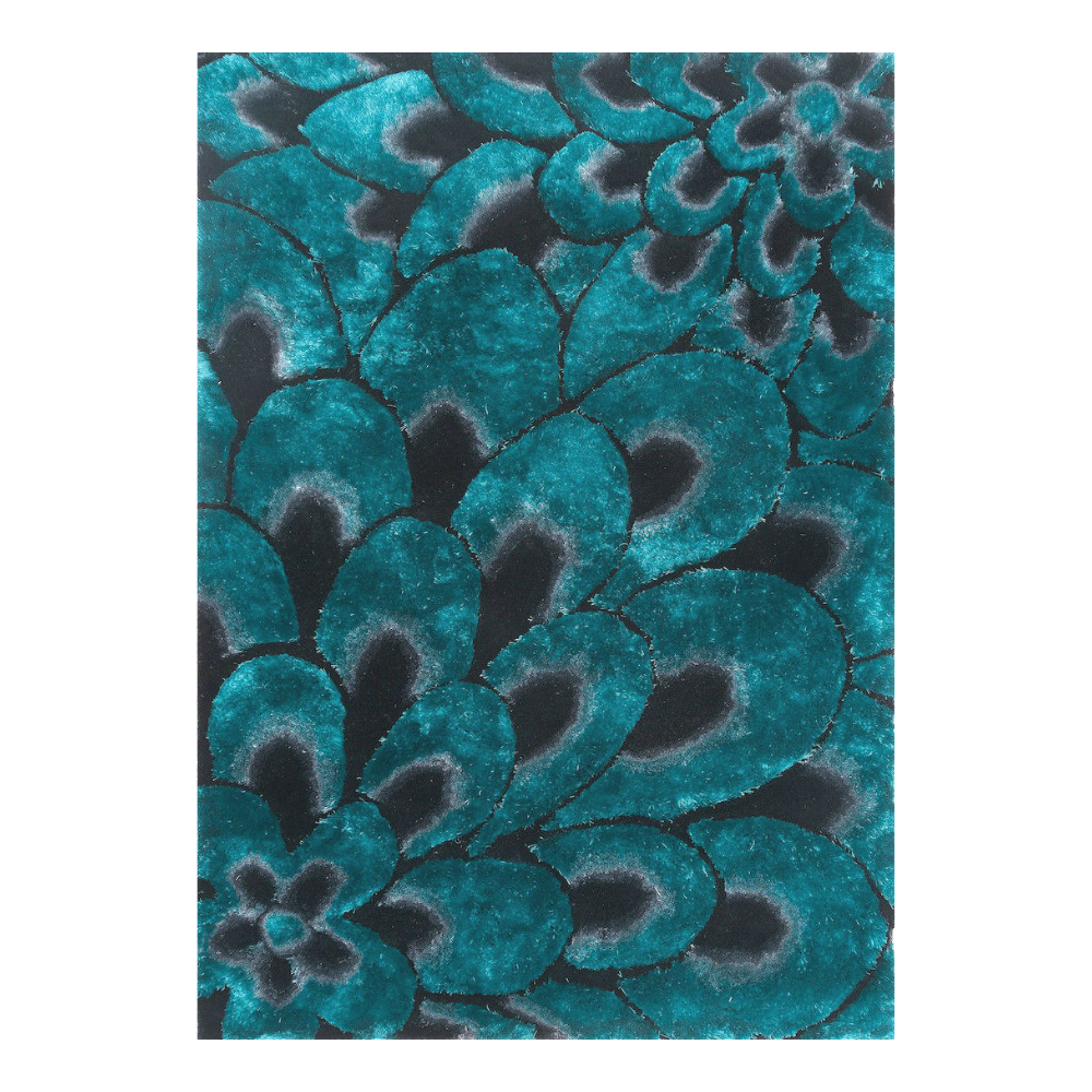 Alfombra de diseño tridimensional Garden Aqua