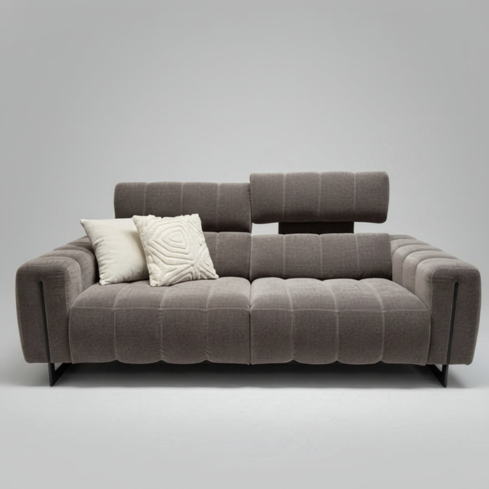 Sofá relax de diseño modelo HAMPTON con cabezal eléctrico ajustable