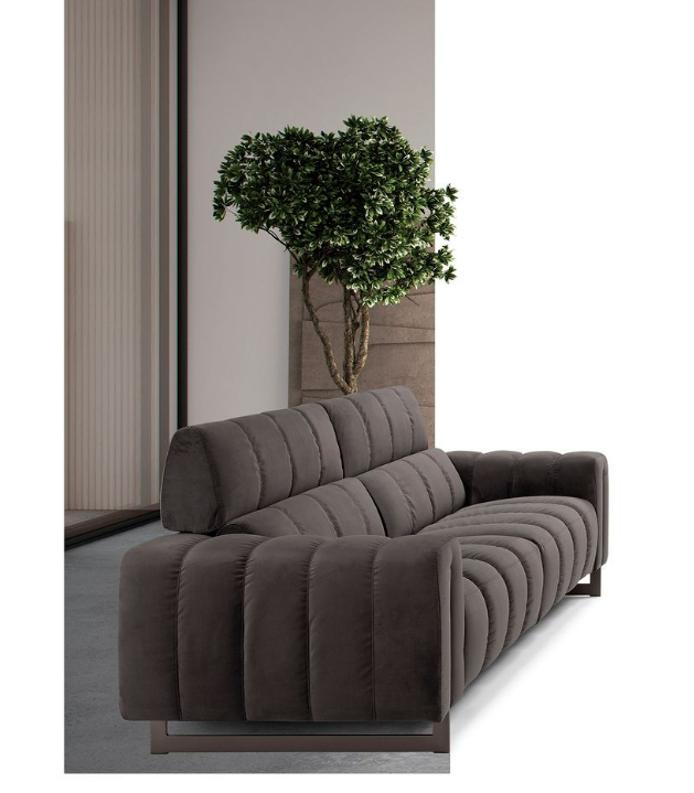 Sofá de diseño modelo HAMPTON con cabezal eléctrico ajustable