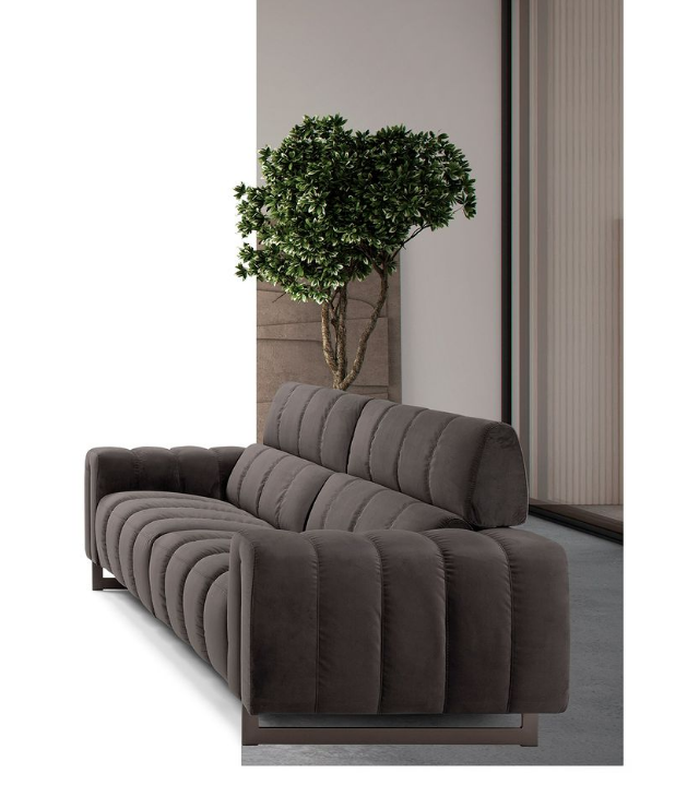 Sofá relax de diseño modelo HAMPTON con cabezal eléctrico ajustable