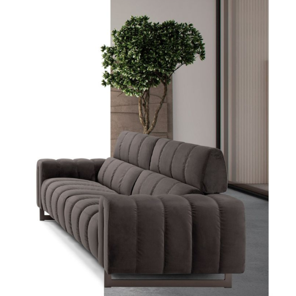 Sofá relax de diseño modelo HAMPTON con cabezal eléctrico ajustable
