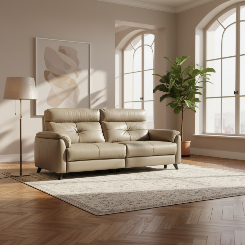 Sofá modelo HENRIETTA Tapizado Piel