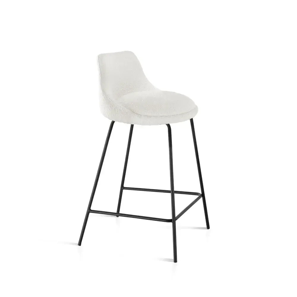 Taburete de diseño estructura metal negro