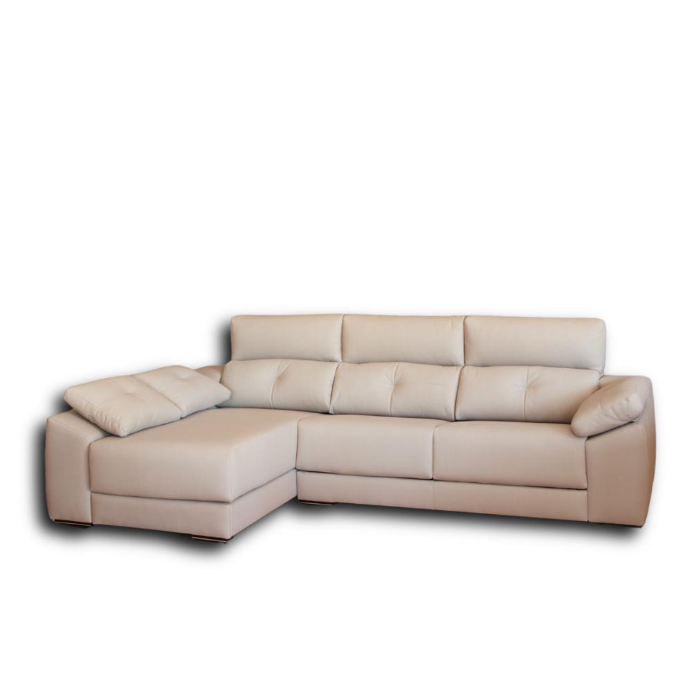 Chaiselongue modelo INDIANA en tela Aquaclean con asientos deslizantes